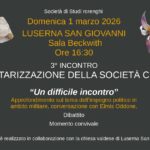 Luserna San Giovanni, terzo incontro sulla "militarizzazione della società civile"